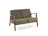 Диван MILANO 2S оливковый CASTEL 39 / темный орех pilt 2