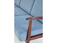 Диван MILANO 3S синий CASTEL 74 / темный орех pilt 7