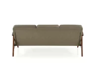 Диван MILANO 3S оливковый CASTEL 39 / тёмный орех pilt 12