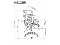 Рабочее кресло HELDER black pilt 6