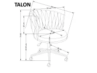 Рабочее кресло TALON светло-бежевый pilt 5