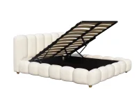 Кровать 160x200 BRISA 160 белая pilt 3