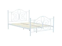 Кровать 140x200 PANAMA 140 белая pilt 4