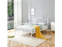 Кровать 140x200 PANAMA 140 белая pilt 2