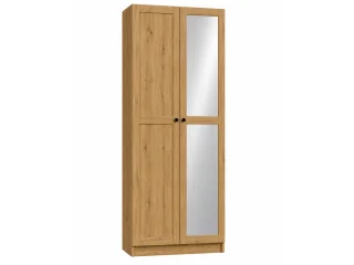 Riidekapp BEN 2D+1HDF+1PGL - Tamm artisan pilt