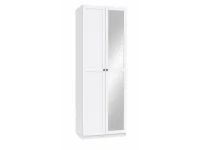 Riidekapp BEN 2D+1HDF+1PGL - Valge pilt 2