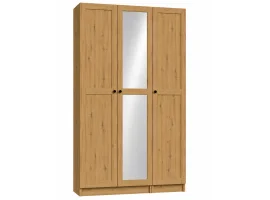 Riidekapp BEN 2D+1D+1PGL+1HDF - Tamm artisan