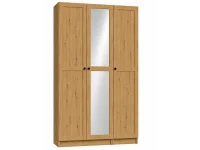 Riidekapp BEN 2D+1D+1PGL+1HDF - Tamm artisan pilt 2