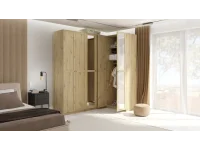 Riidekapp BEN 2D+1D+1PGL+1HDF - Tamm artisan pilt 9