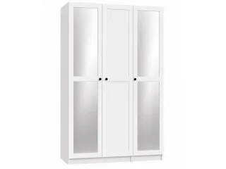 Riidekapp BEN 2D+1D+1HDF+2PGL  - Valge pilt