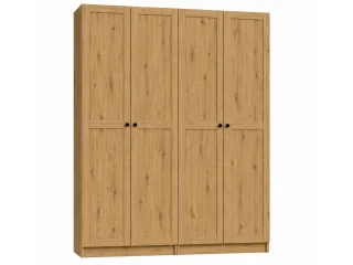 Riidekapp BEN 2D+2D+4HDF   - Tamm artisan pilt