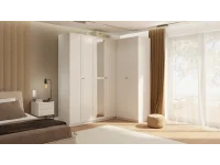 Riidekapp BEN 2D+2D+4HDF  - Valge pilt 8