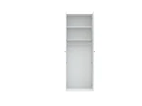 Riidekapp BEN 2D+2D+4HDF  - Valge pilt 4