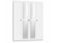 Riidekapp BEN 2D+2D+2HDF+2PGL  - Valge pilt 2