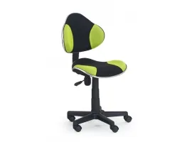 Детское кресло FLASH черный/зеленый