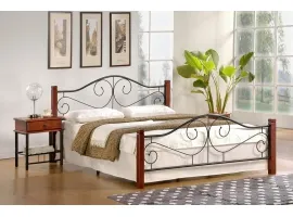 Кровать 160x200 VIOLETTA 160 вишня антик