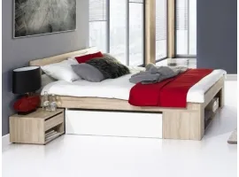 Voodi 140x200 MILO 08 öökappidega