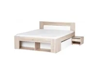 Voodi 140x200 MILO 08 öökappidega pilt 3