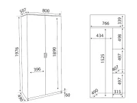 Шкаф RELAX 01 pilt 3
