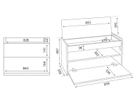 Тумба для обуви PIK 05 pilt 3
