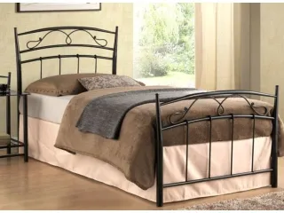 Voodi 90x200 SIENA 90 must pilt