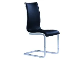 Стул H-133 черный/белый