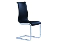 Стул H-133 черный/белый pilt 2