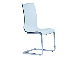 Стул H-133 белый/черный