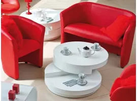 Журнальный стол FABIOLA белый