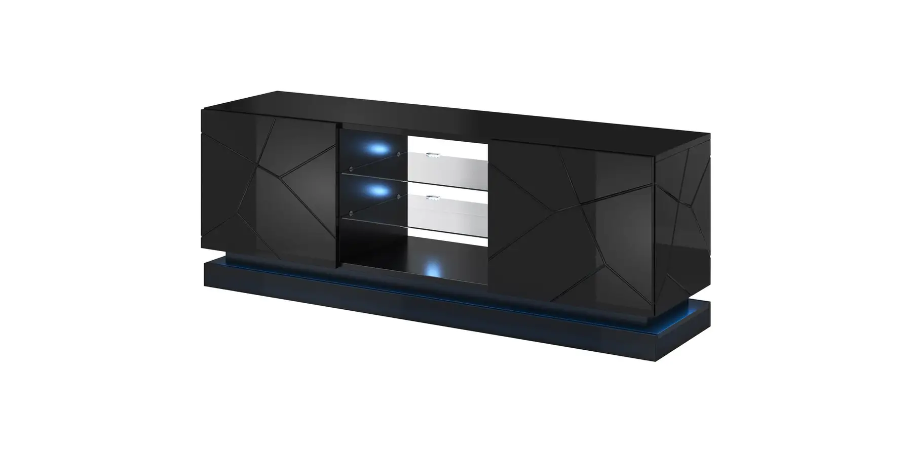 TV стол QIU 160 черный pilt 4