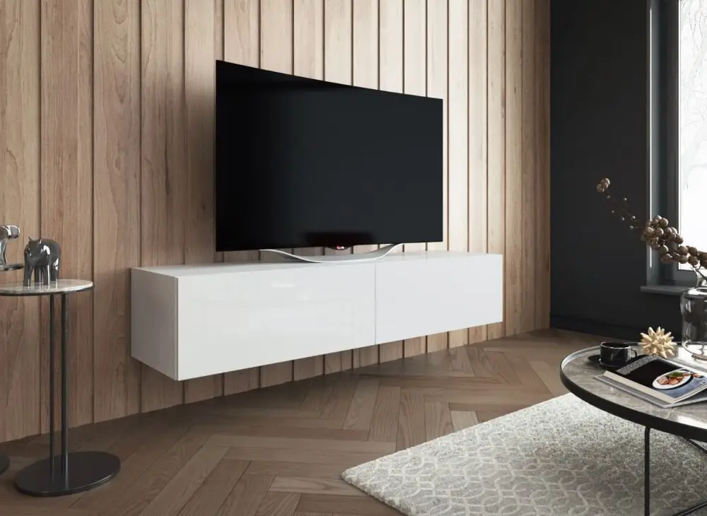 TV стол SLIDE 150 белый pilt 2